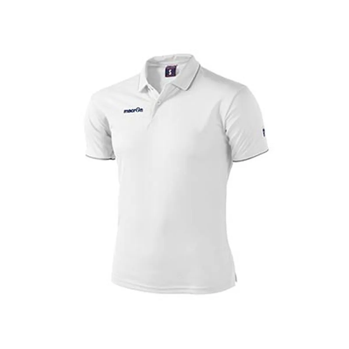 MACRON - Polera Polo Draco 2022 Mujer Blanco-Gris