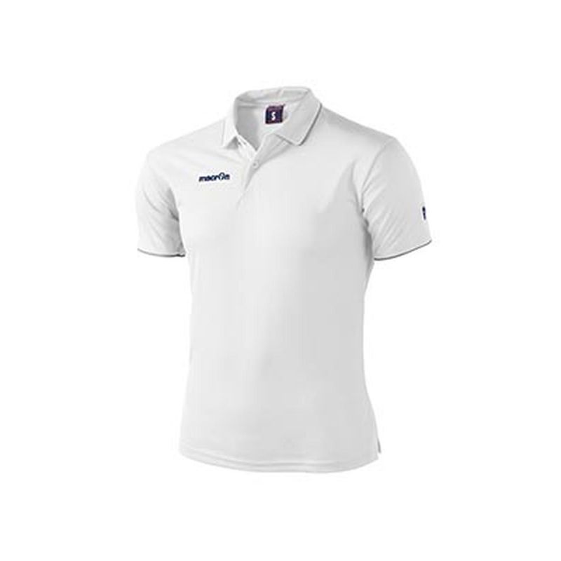 MACRON - Polera Polo Draco 2022 Mujer Blanco-Gris