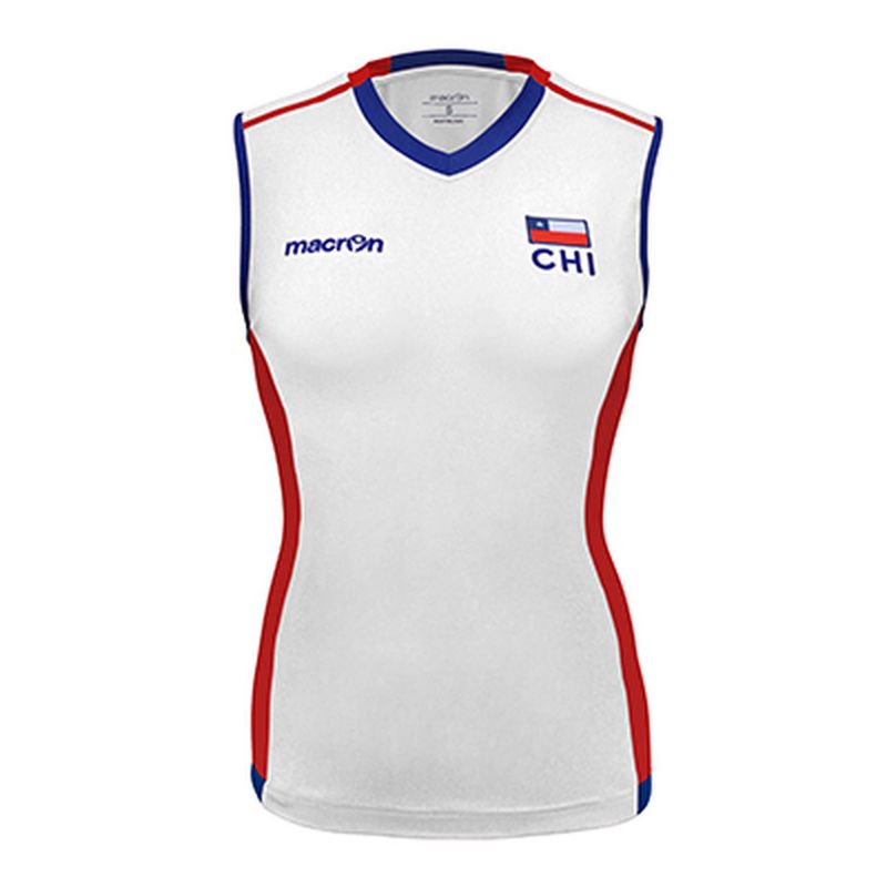 MACRON - Camiseta Macron Selección Voleibol 2018 Mujer Blanco