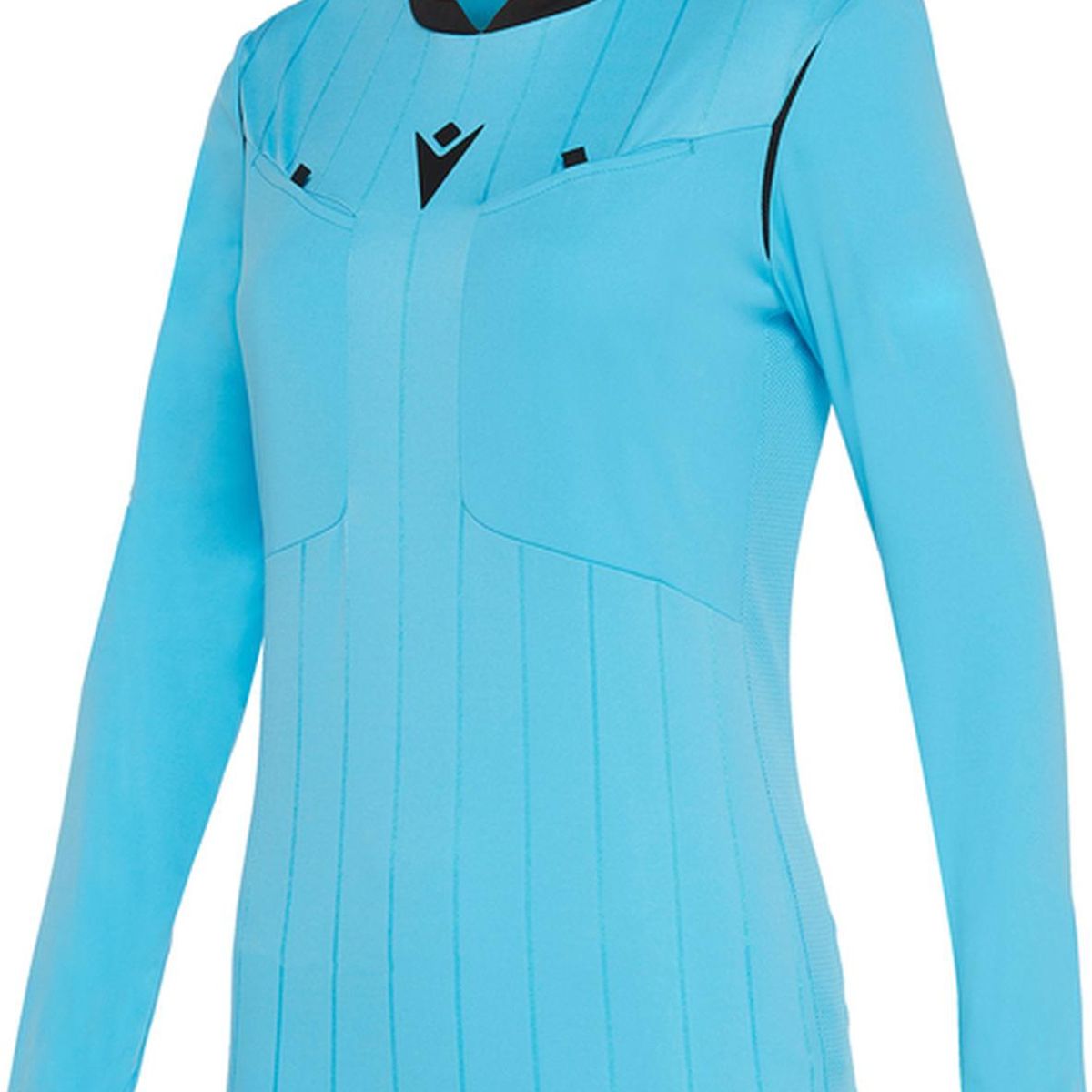 MACRON - Camiseta Árbitro Macron Stephanie Manga Larga Celeste_.