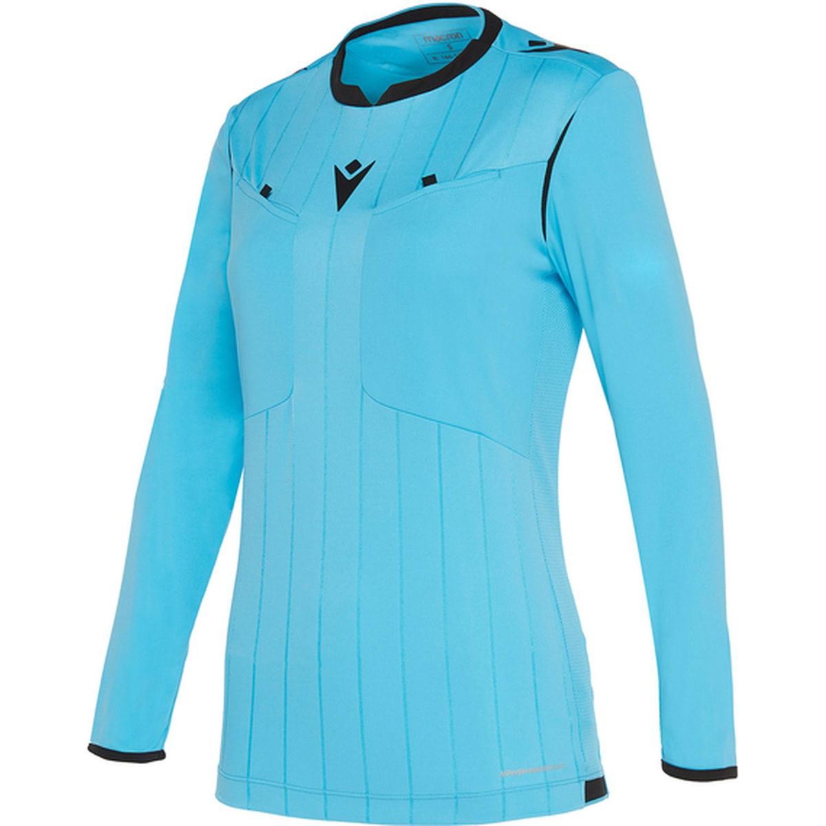 MACRON - Camiseta Árbitro Macron Stephanie Manga Larga Celeste_.