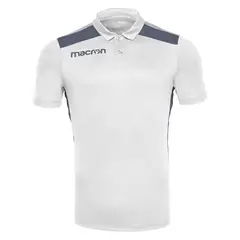 MACRON - Polera Presentación Folk Blanco