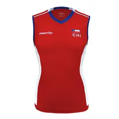 MACRON - Camiseta Selección Voleibol 2018 Mujer Rojo