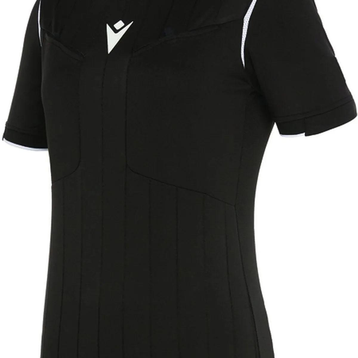 MACRON - Camiseta Árbitro Macron Stephanie Manga Corta Negro_.