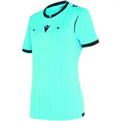 MACRON - Camiseta Árbitro Stephanie Manga Corta Celeste_.