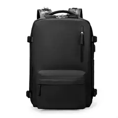 GENERICO - Mochila De Viaje Multifuncional Impermeable Usb Tik Tok color negro