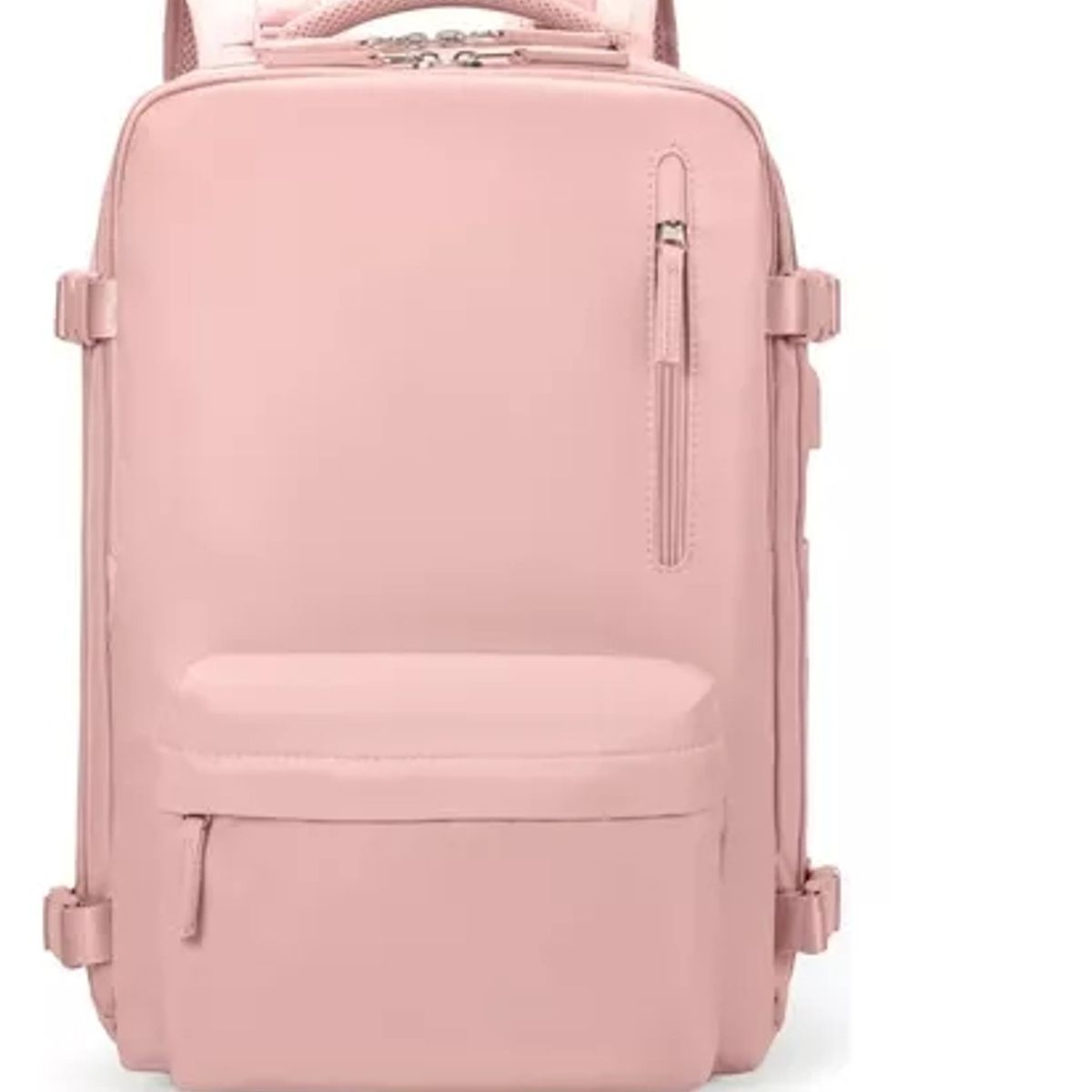 GENERICO - Mochila De Viaje Multifuncional Impermeable Usb Tik Tok color rosa