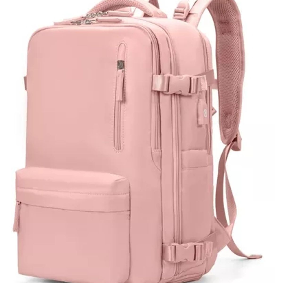 GENERICO - Mochila De Viaje Multifuncional Impermeable Usb Tik Tok color rosa