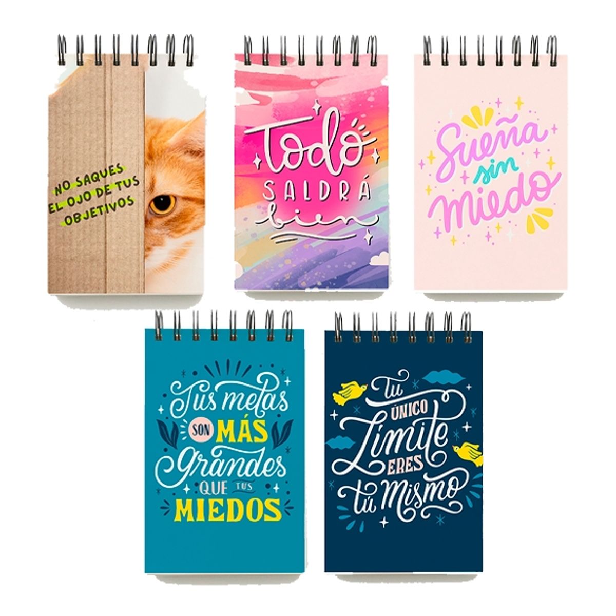 GENERICO - Pack Libretas Personalizadas - 10 Unidades - Tamaño A6