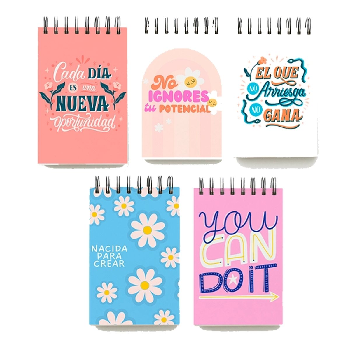 GENERICO - Pack Libretas Personalizadas - 10 Unidades - Tamaño A6