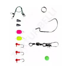 GENERICO - Kit de pesca con cebo artificial alicates y funda