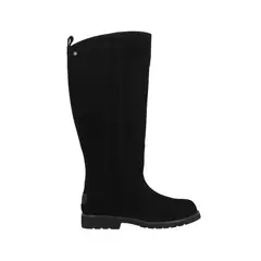 BAMERS - Bota Malaga High Cuero Mujer Negro