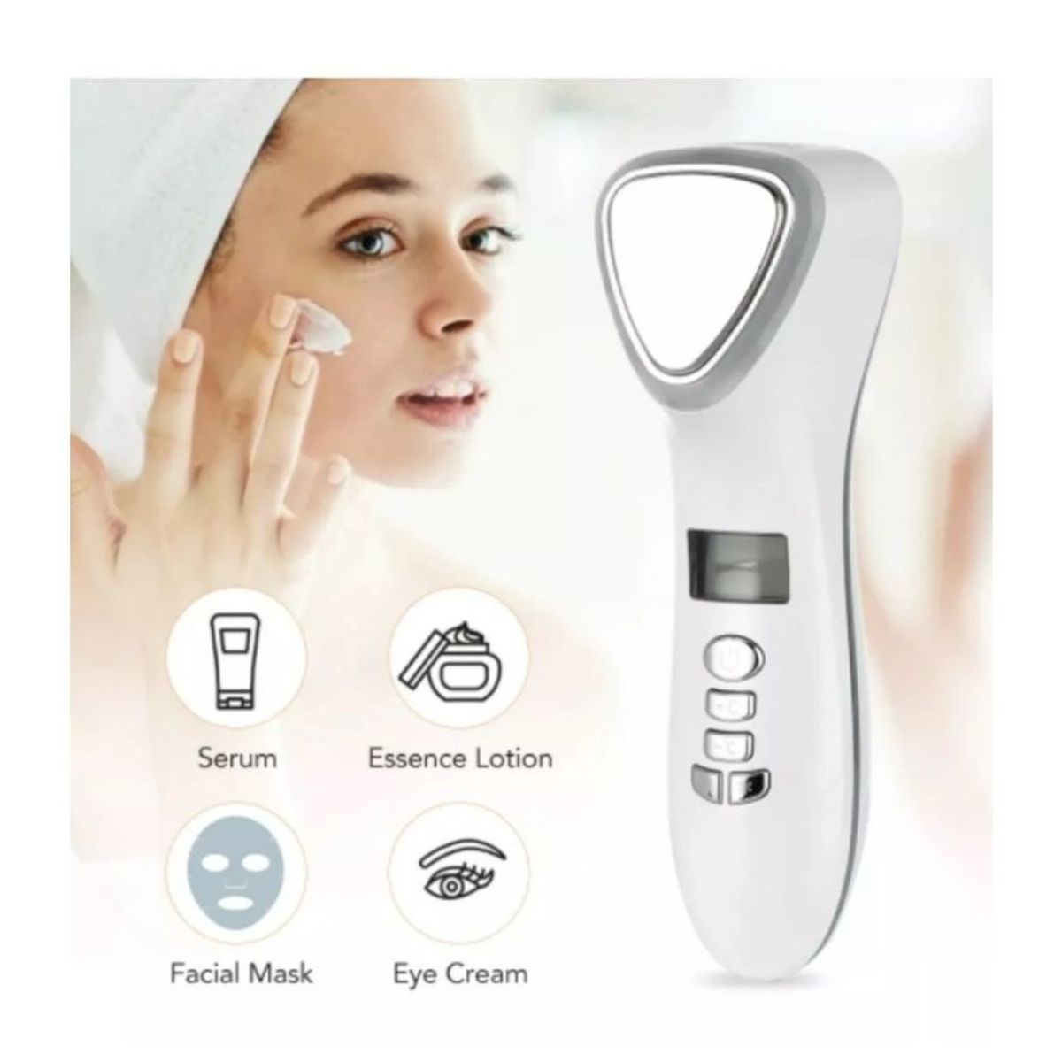 GENERICO - Maquina Crioterapia Ultrasónica Limpiador Facial FrioCalor