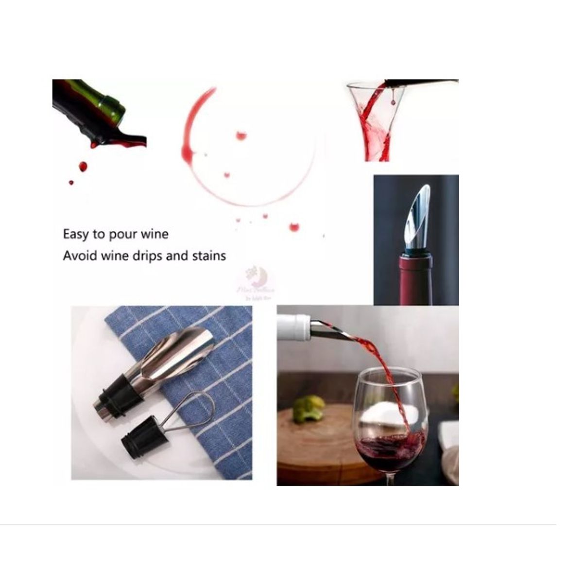 GENERICO - Set Kit Abridor Descorchador De Vino