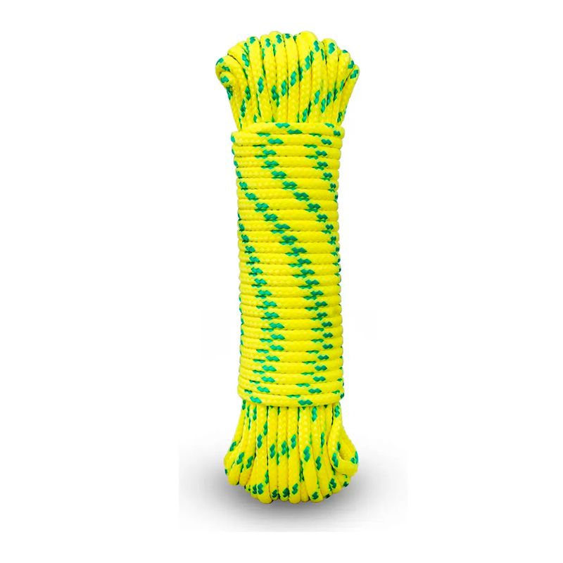 GENERICO - Cuerda trenzada 8mmx20mt colores Bighouse