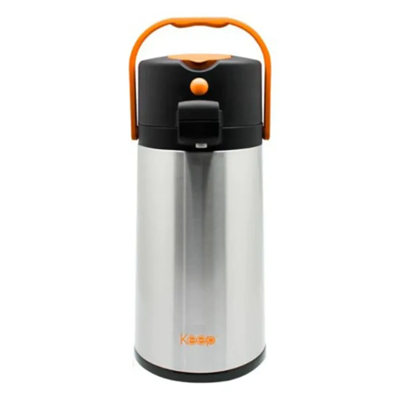 KEEP - Termo para agua 1.9 litros acero amarillo sifón keep Mimbral