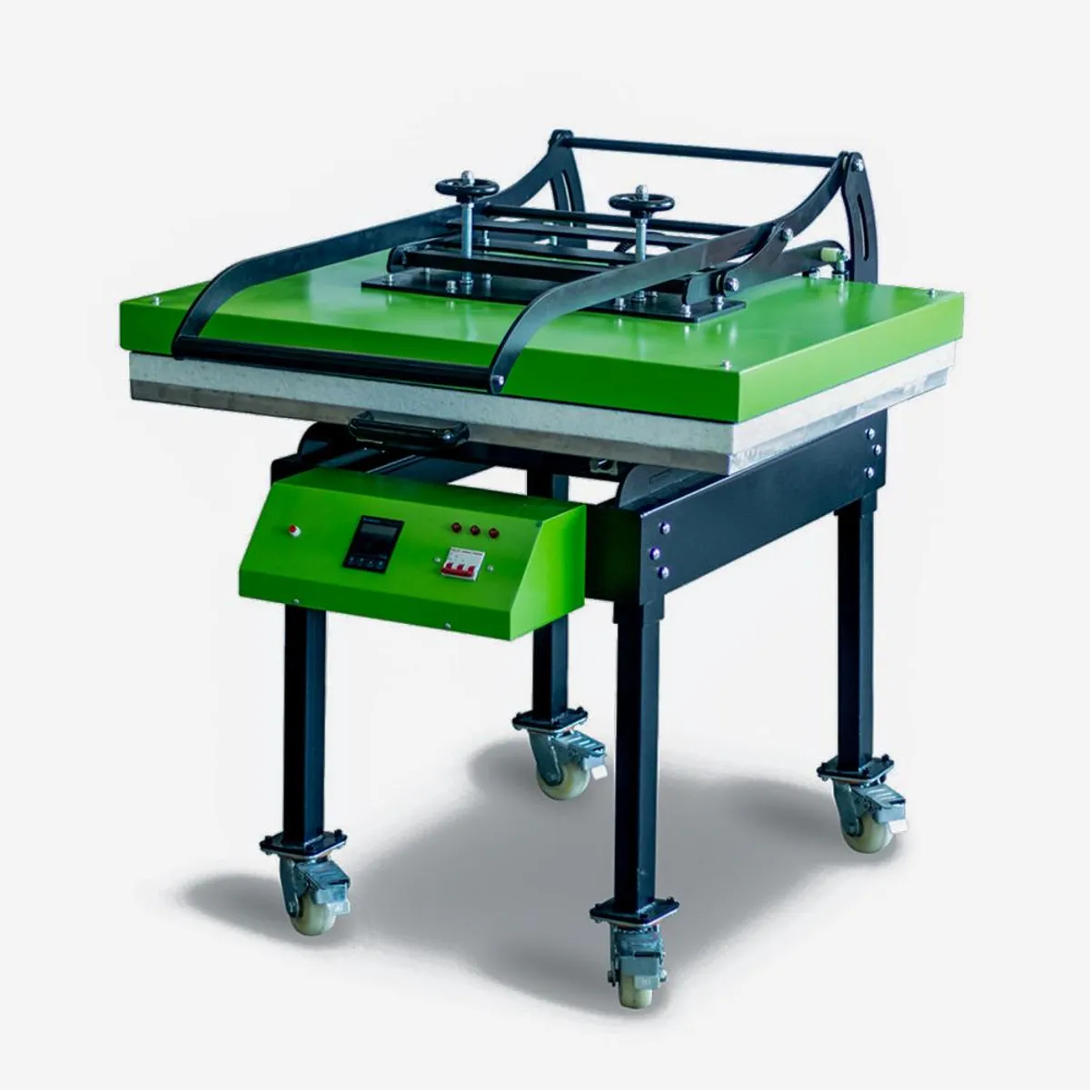 DETODOYMAS - Máquina Estampadora Auplex MHP01 Monofásica Verde 80X100 cms