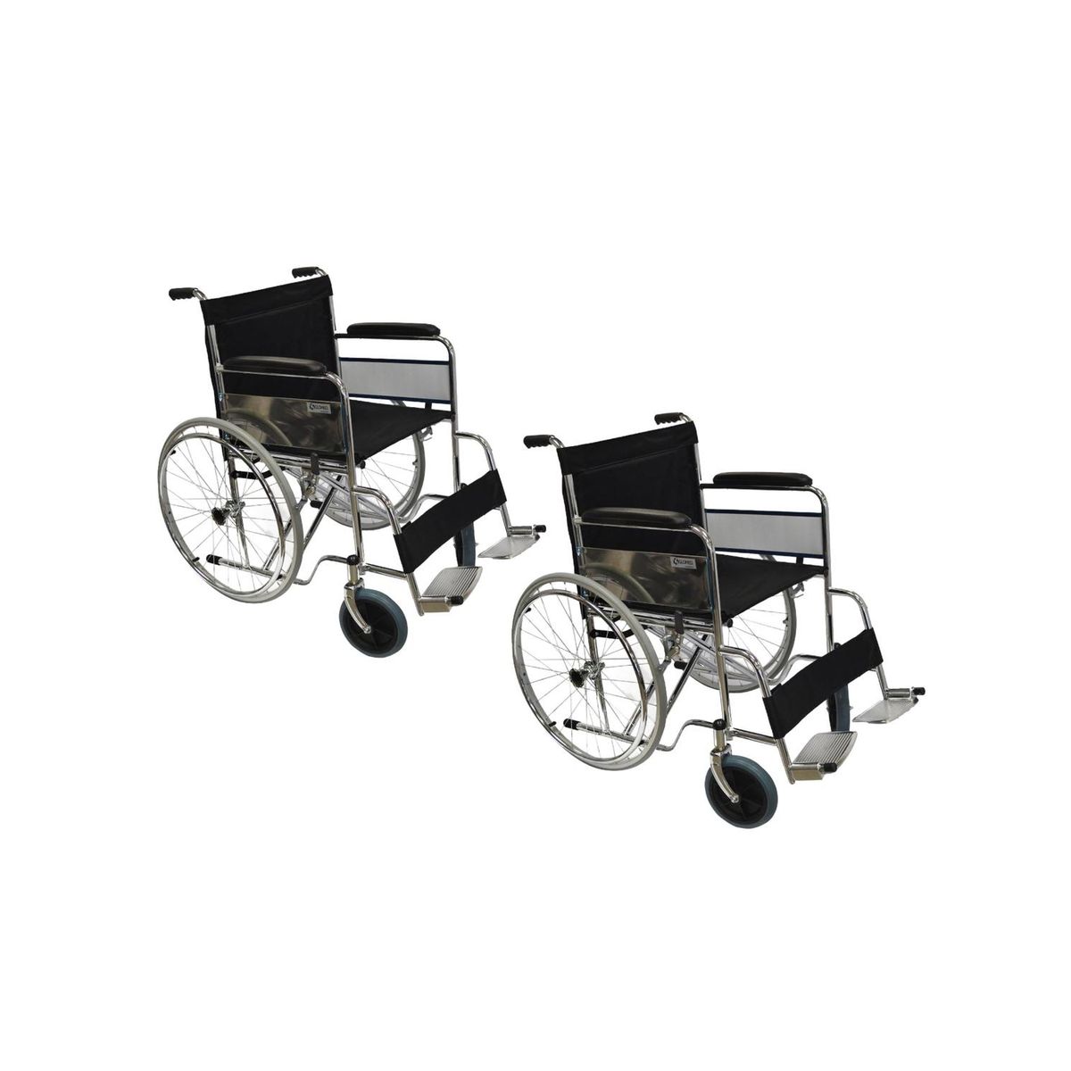 GLOMED - Pack 2 Silla de Rueda Sobrepeso Bariátrica Strong 51 cm GLOMED
