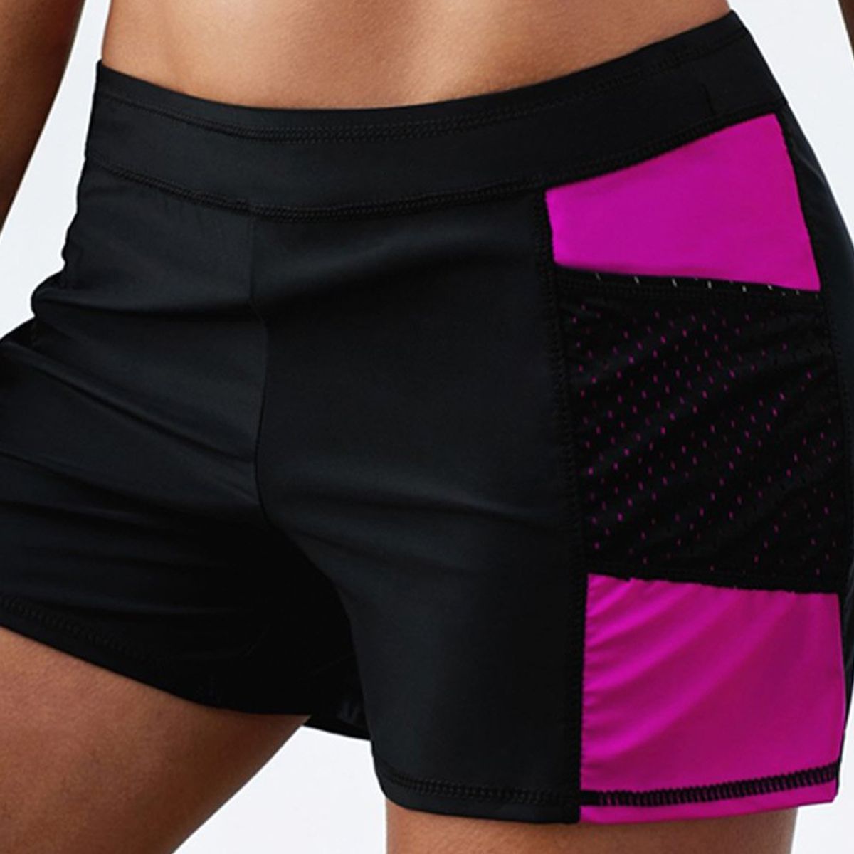 GLORIAHOON - Short De Baño Rosy Sexy Pants Mesh Gloriahoon