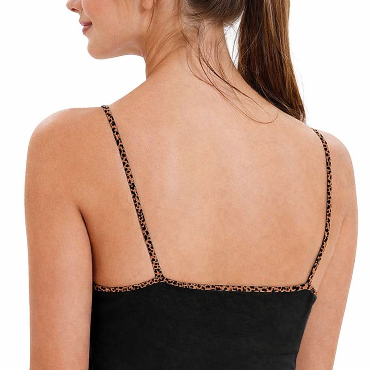 GLORIAHOON - Croptop Leopard Top Peto Sostén Control Impacto Gloriahoon