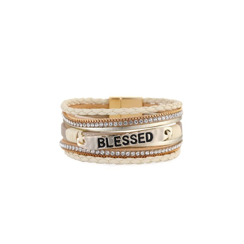 GLORIAHOON - Pulsera Brazalete En Capas Blessed Gloriahoon