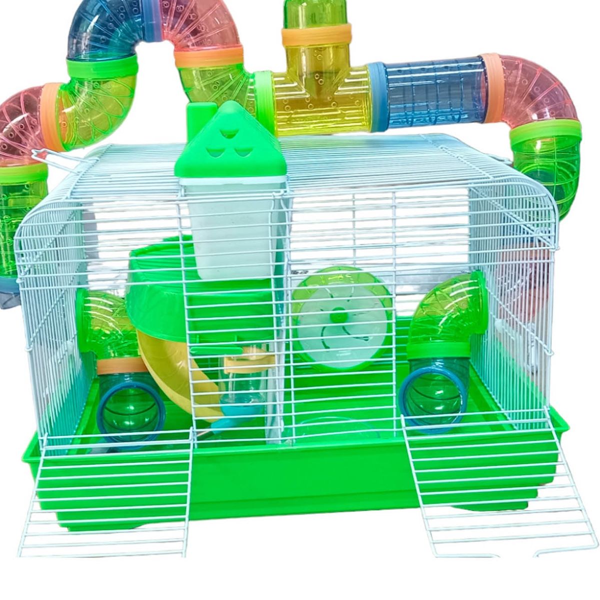 GENERICO - Jaula Con Tubos  Hamters Ratoncitos 40420