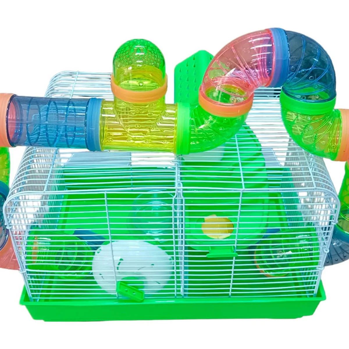 GENERICO - Jaula Con Tubos  Hamters Ratoncitos 40420