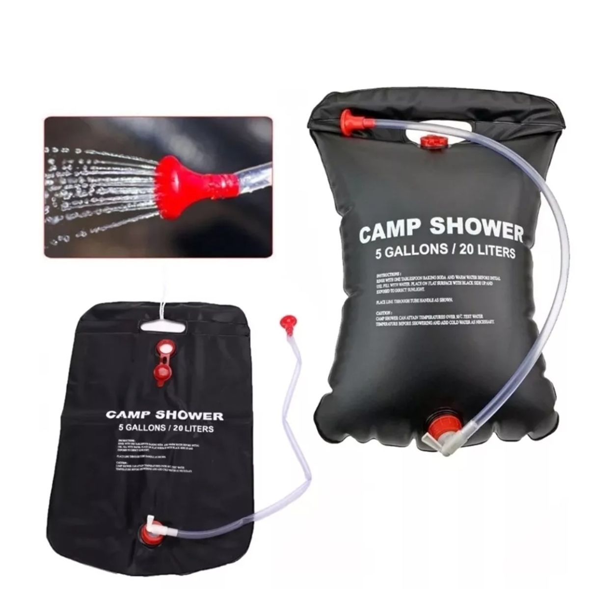 GENERICO - Ducha Portátil Solar Camping Playa 20 L Exterior Compacta
