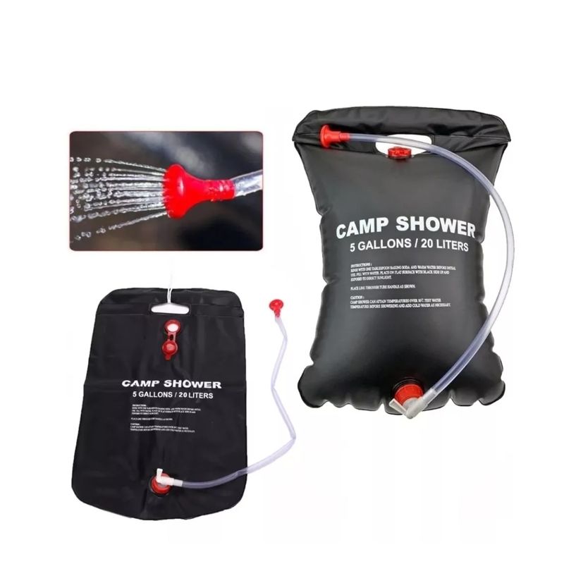 GENERICO - Ducha Portátil Solar Camping Playa 20 L Exterior Compacta