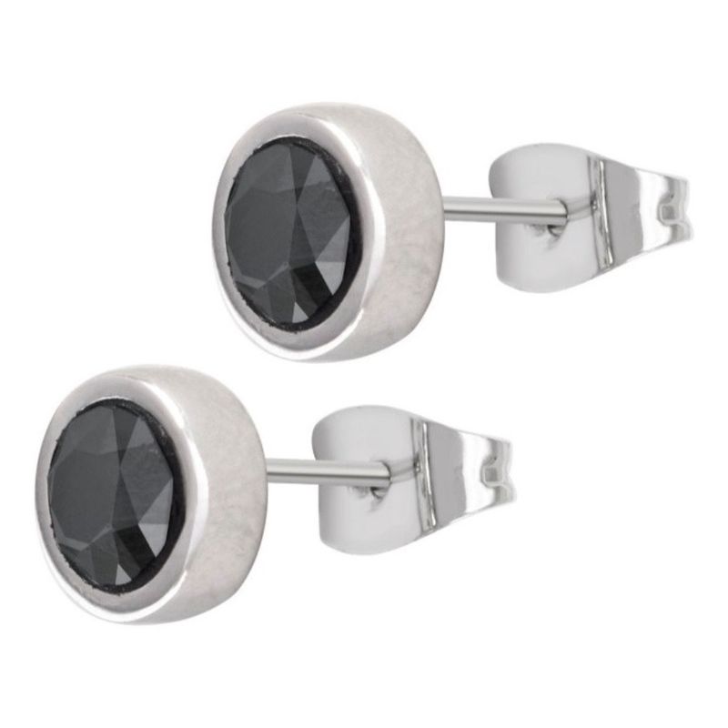 GENERICO - Aro Punto Luz Pequeño 5 Mm Onex Plata Ley 925  Mas Estuche