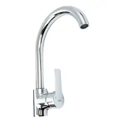 GENERICO - Grifería De Lavaplatos Monomando Caño Alto De 289 Cm Cromo