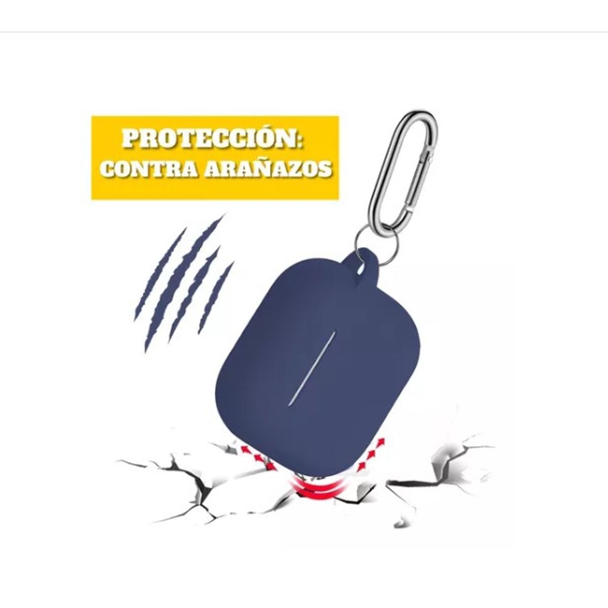 GENERICO - Funda Para AirPods 3 Gen Silicona + Set Accesorios 6 En 1