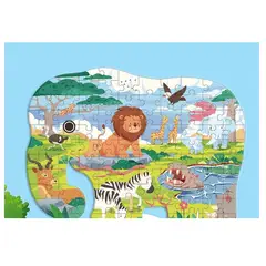 GENERICO - Maleta Puzzle Animales de la Sabana De 150pcs Rompecabeza