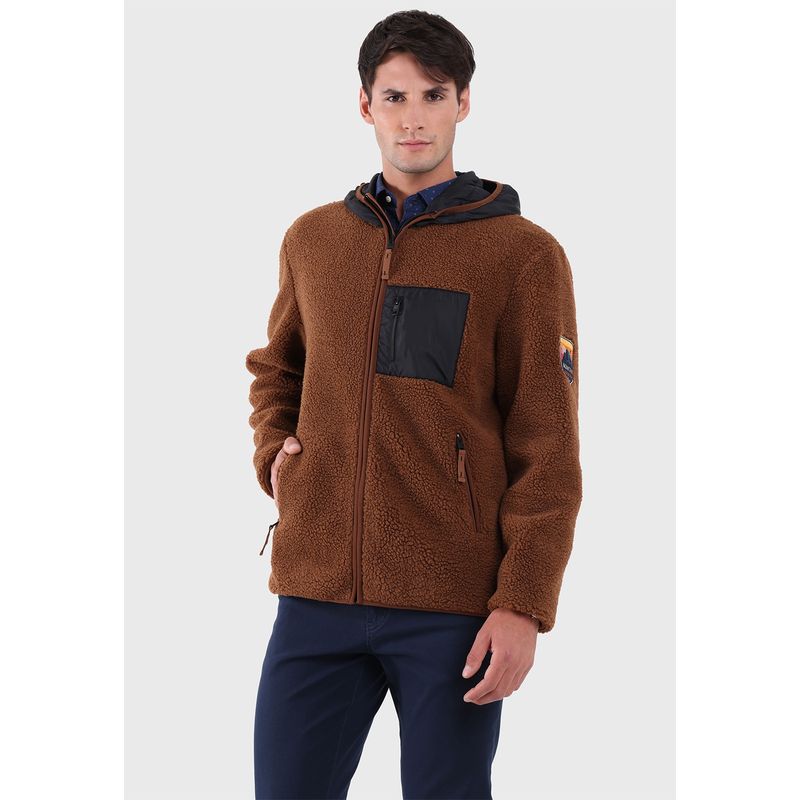 ARROW - Polerón para Hombre Polerón sherpa con capucha arrow ARROW