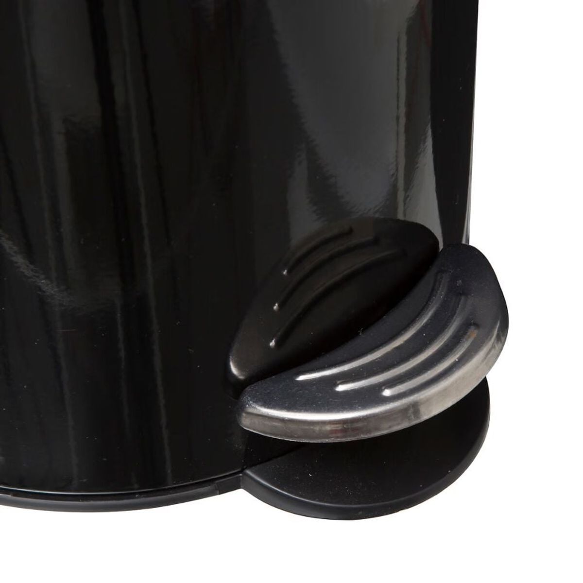 5FIVE - BASURERO BAÑO METAL NEGRO - CIERRE SUAVE 3LT 5FIVE