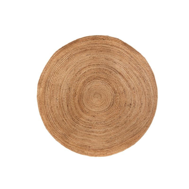 ATMOSPHERA - ALFOMBRA REDONDA YUTE NATURAL DIAM. 160cm ATMOSPHERA