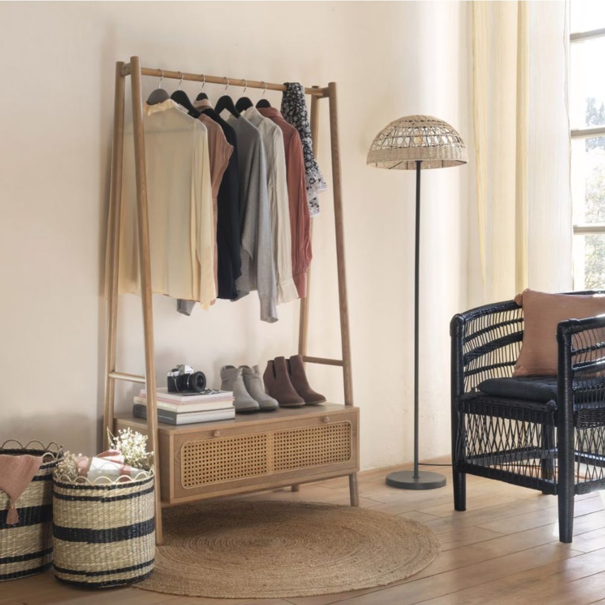 ATMOSPHERA - ALFOMBRA REDONDA YUTE NATURAL DIAM. 160cm ATMOSPHERA