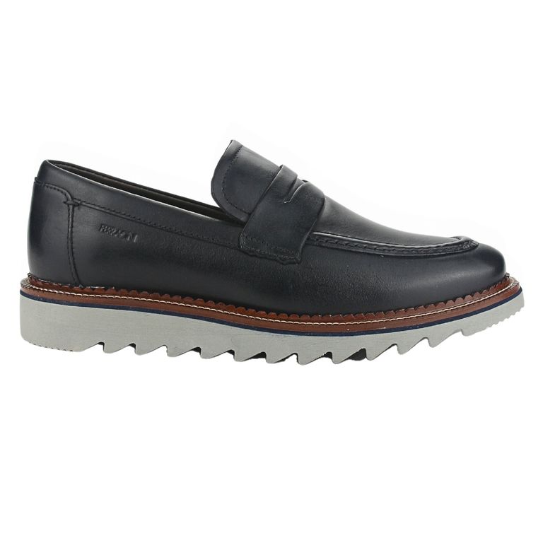 Zapato Hombre Cuero Negro 5878