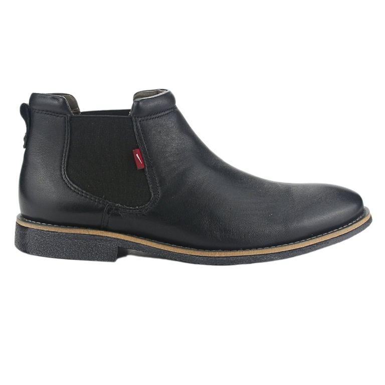 Botin Hombre Negro Casual 2952