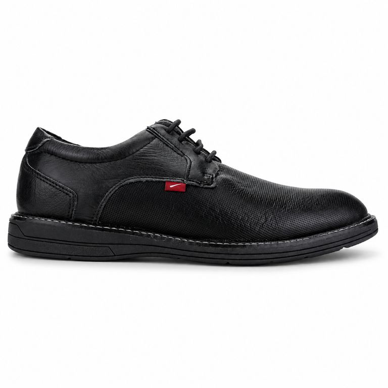 Zapato Hombre Negro/Negro Casual 6152