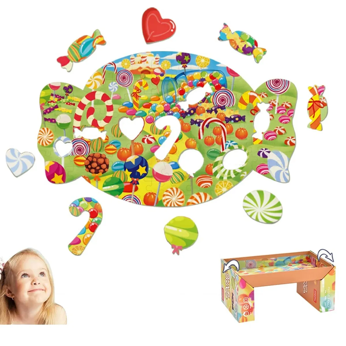 GENERICO - Puzzle Mundo De Caramelos 100pcs Rompecabezas Infantil