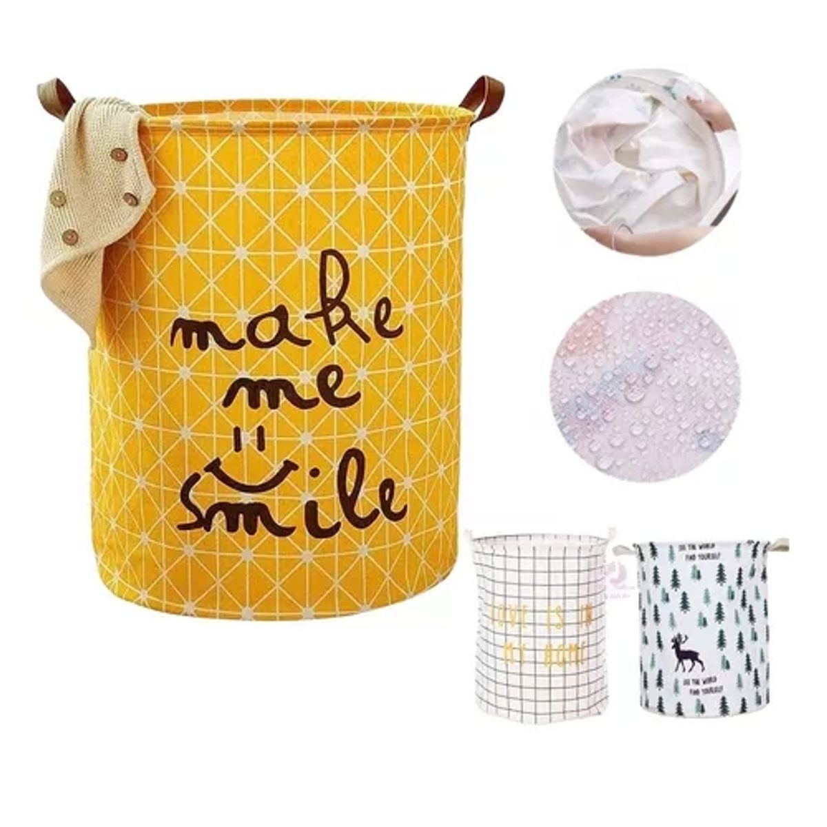 GENERICO - Canasto Ropa Sucia Plegable