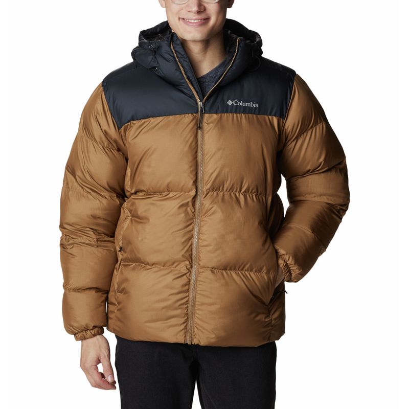 COLUMBIA - Parka Hombre Puffect Hooded Jkt Café COLUMBIA