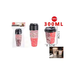 GENERICO - Vaso Descartable Rojo 1185Cm 300ML