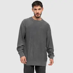 BUBBA - Sweater Grey Melange Black