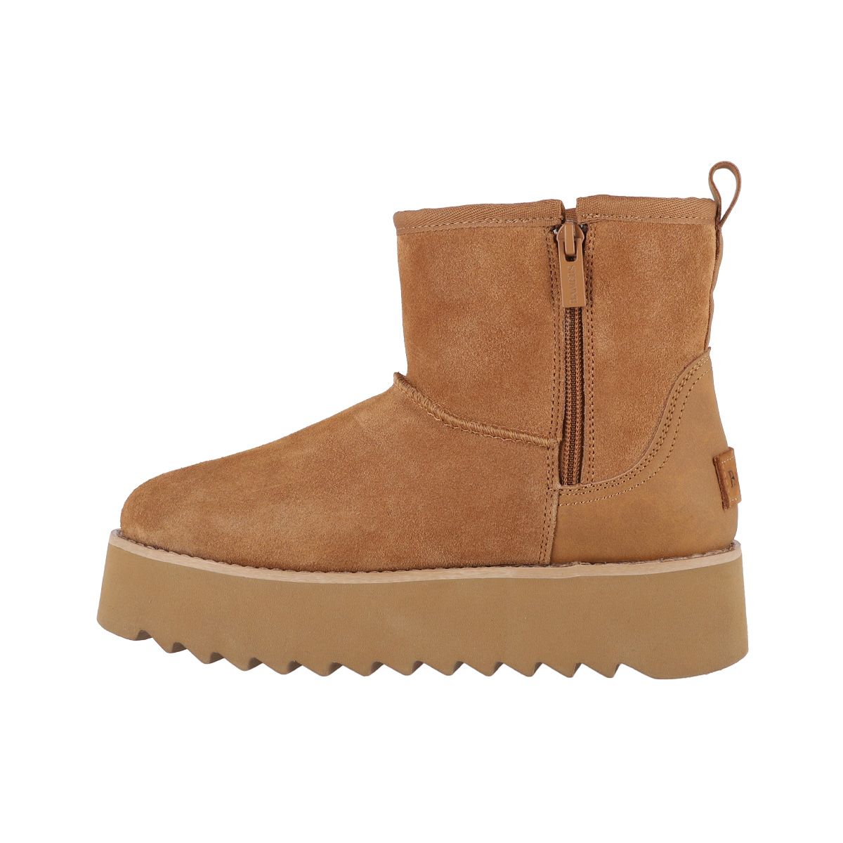 BAMERS - Bota Bamers Platform Mujer Caramel