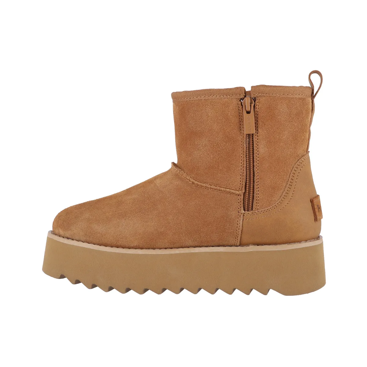 BAMERS - Bota Bamers Platform Mujer Caramel
