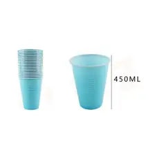 GENERICO - Vaso Plástico Celeste 20 Pcs