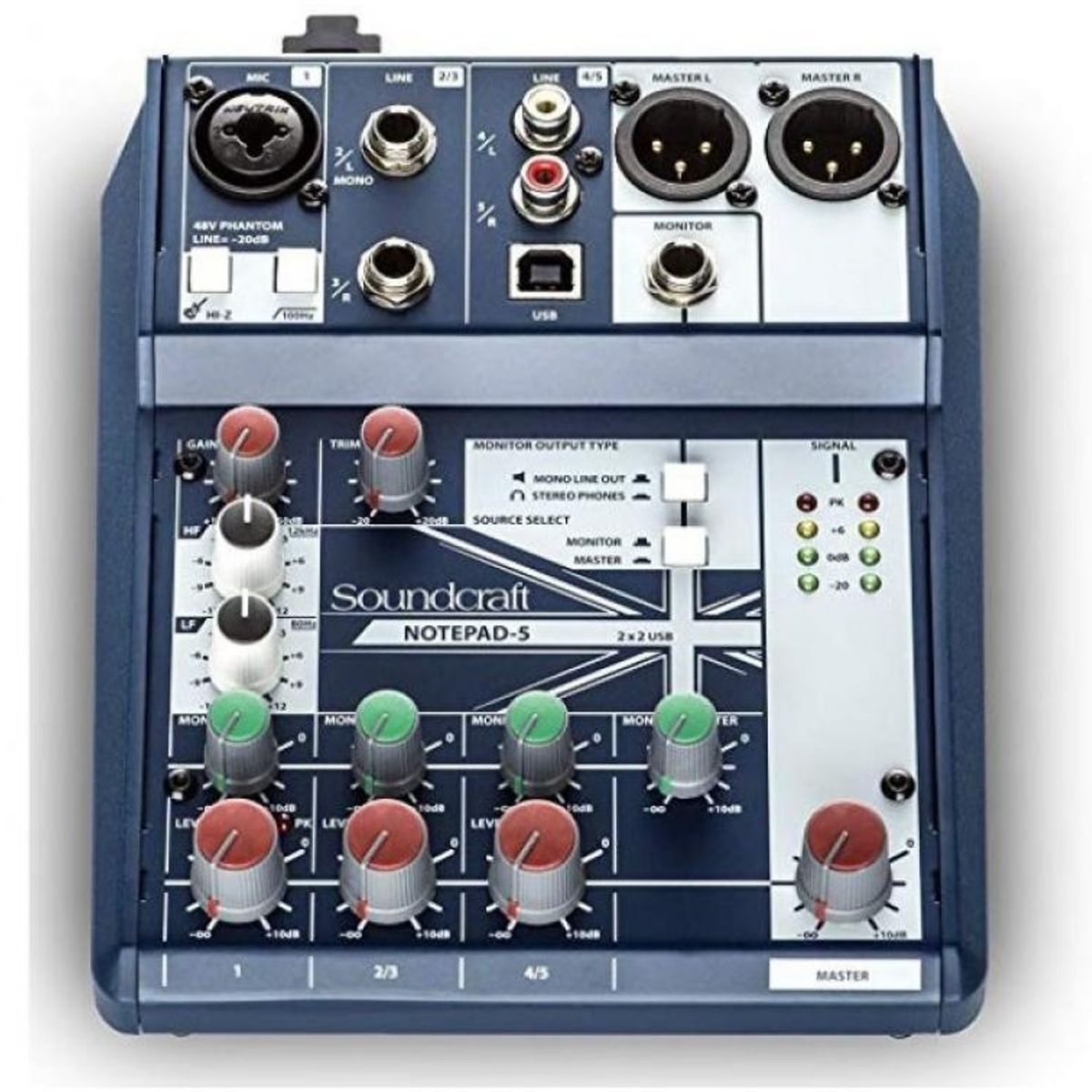 SOUNDCRAFT - Interfaz de Audio Soundcraft NotePad 5