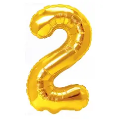 GENERICO - Globo Numero Metalizado 2